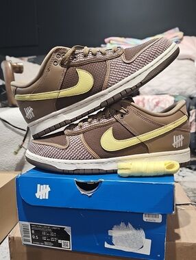 Nike Dunk Low Sp Undefeated Canteen Mens Sz 8, Wmns 9.5